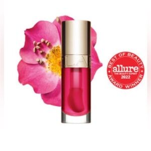 Clarins Lip Comfort Hydrating Plumping Oil No 4 PITAYA Sheer Baby Pink NEW!